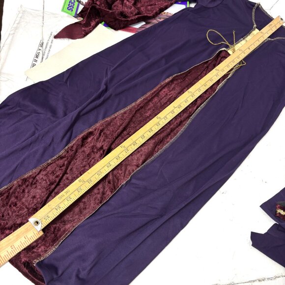 Renaissance Gothic Princess Velour Velvet Dress & Hat Child Medium NWT NOS - Picture 6 of 10